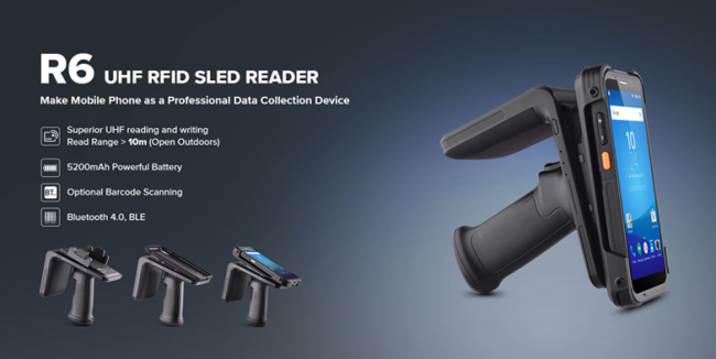 Đầu đọc thẻ RFID di động ChainwayR6