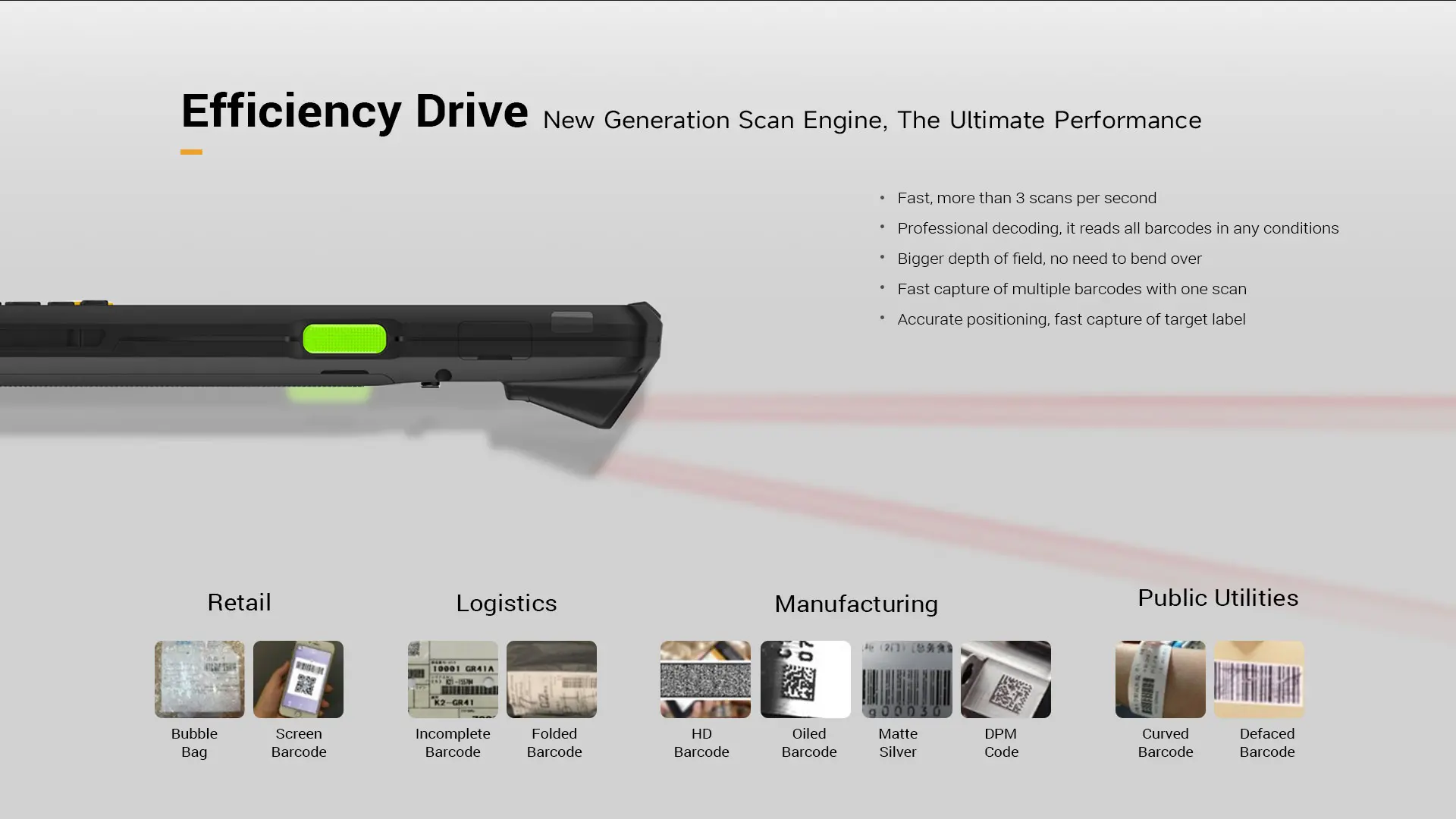 AUTOID Q9 sở hữu công nghệ mã vạch mới nhất