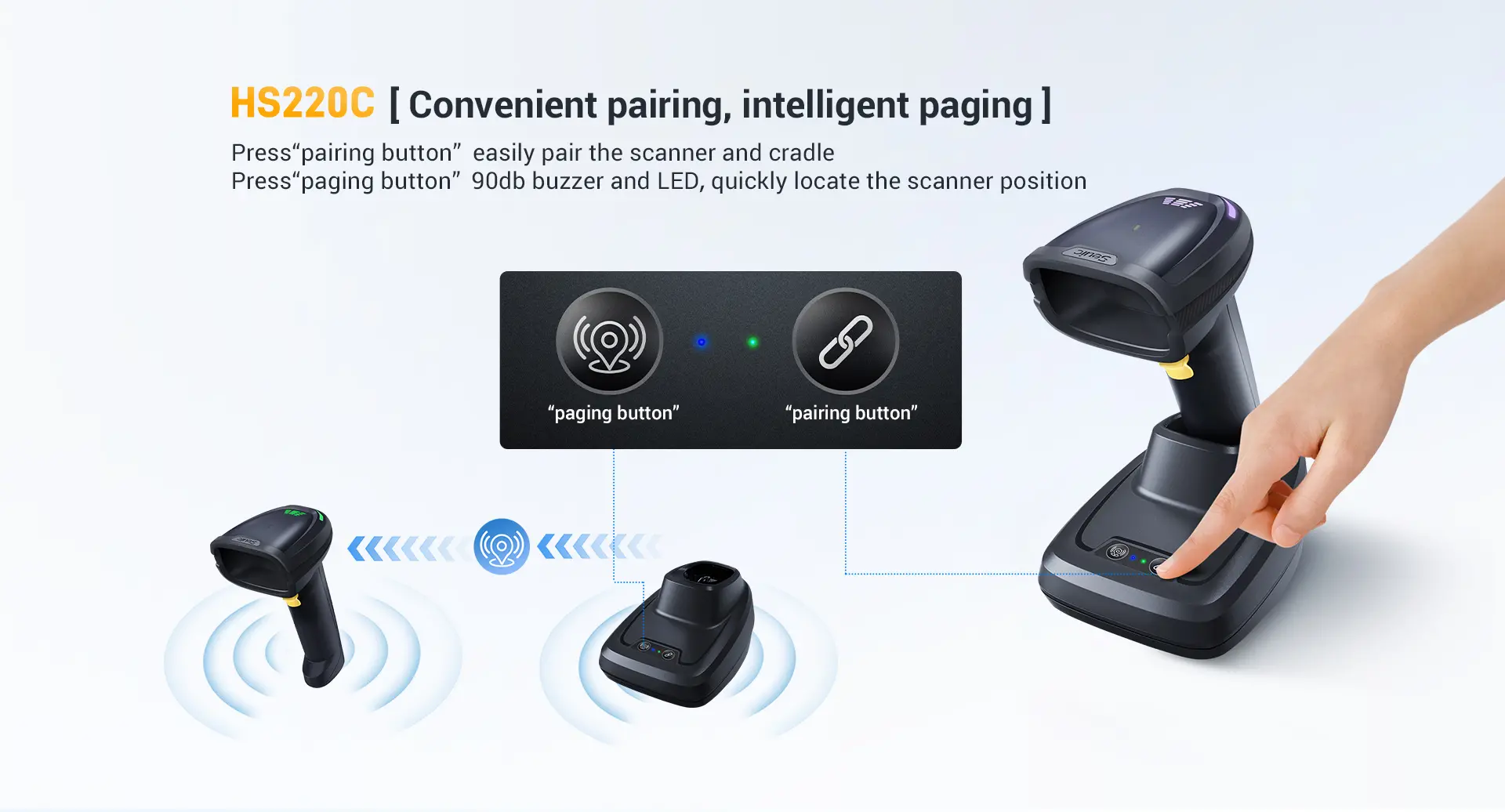 Seuic HS220C Kết nối thuận tiện