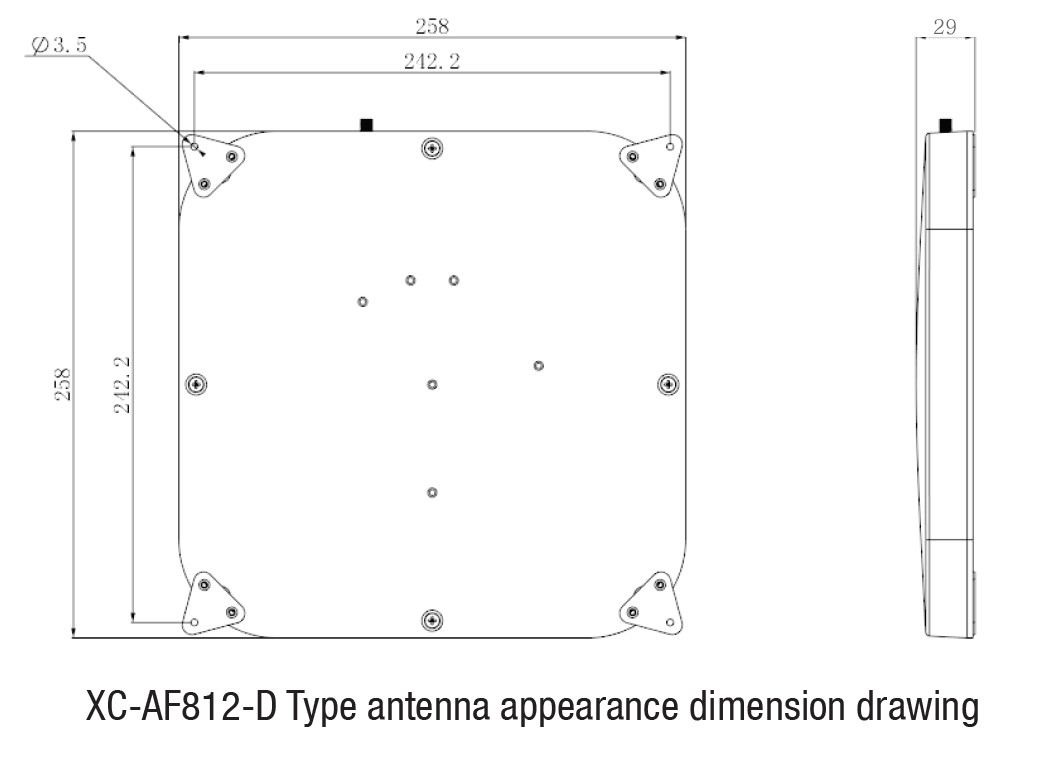 Antenna RFID Atid XC-AF812-D